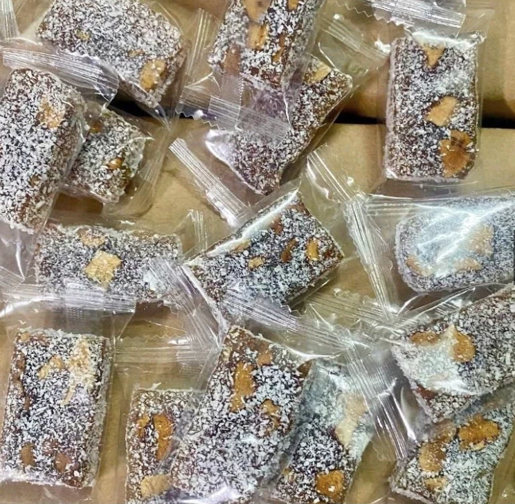 Bánh Gừng Táo Đỏ - Đồ Ăn Nhẹ Tốt Cho Sức Khoẻ, Không Đường, Khí Huyết Lưu Thông. 1  túi / 1 lbs