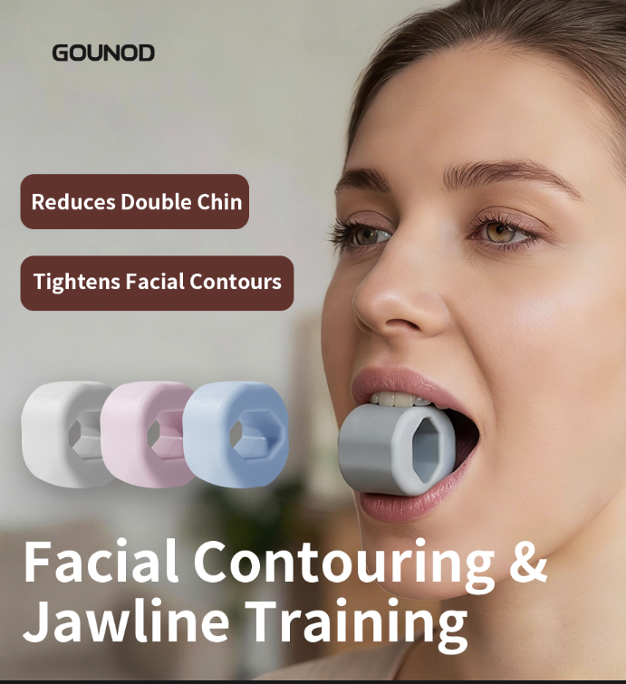 Jaws Pop 'N Go Jaw, Face, and Neck Exerciser - Define Your Jawline, Slim and Tone Your Face, Look Younger and Healthier - Helps Reduce Stress and Cravings - Facial Exerciser