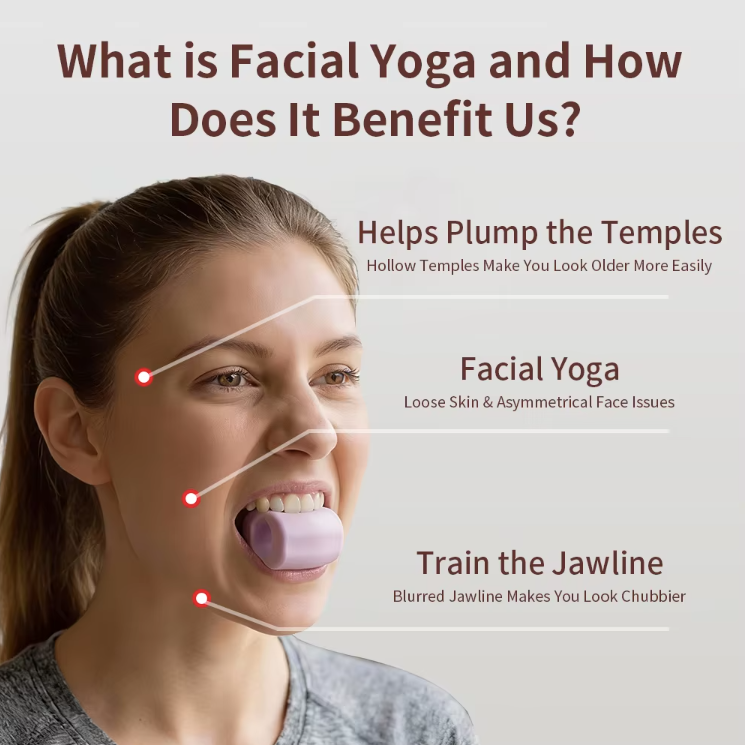 Jaws Pop 'N Go Jaw, Face, and Neck Exerciser - Define Your Jawline, Slim and Tone Your Face, Look Younger and Healthier - Helps Reduce Stress and Cravings - Facial Exerciser